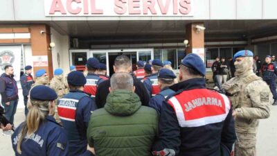 Kocaeli merkezli 5 ilde eş zamanlı olarak gerçekleştirilen operasyonda birçok
