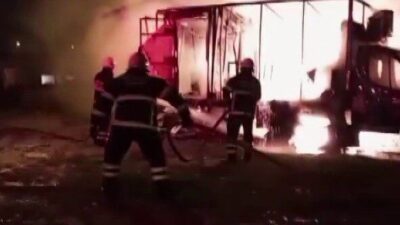 Akpınar Köyü Sağlık Ocağı’na ait kanser tarama aracı, Adıyaman merkeze