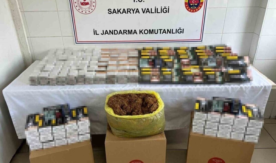 Sakarya’nın Hendek, Karasu ve Kocaali ilçelerinde jandarma operasyonu gerçekleştirilerek kaçakçılıkla