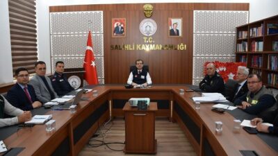 Salihli ilçesinde acil durumlar için hazırlık çalışmalarının görüşüldüğü İl Risk