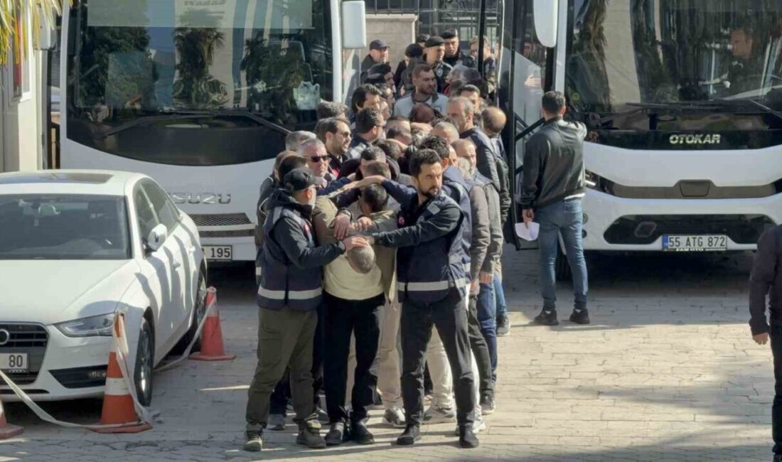 Samsun merkezli 3 ilde düzenlenen operasyonla 17 şüpheli gözaltına alındı