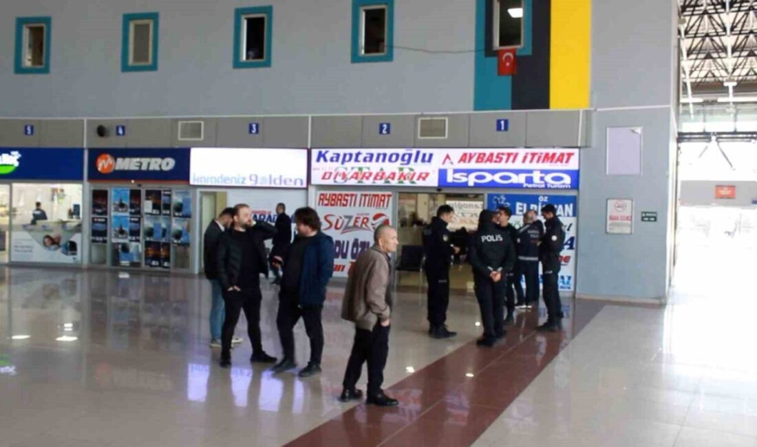 Samsun Şehirlerarası Otobüs Terminali’nde, Kadir K. tarafından işletilen 1 ve