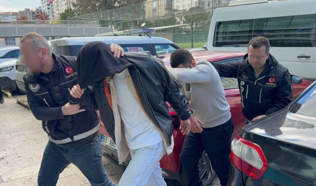 Samsun’da, Narkotik polislerinin düzenlediği beş ayrı uyuşturucu operasyonunda uyuşturucu ticareti