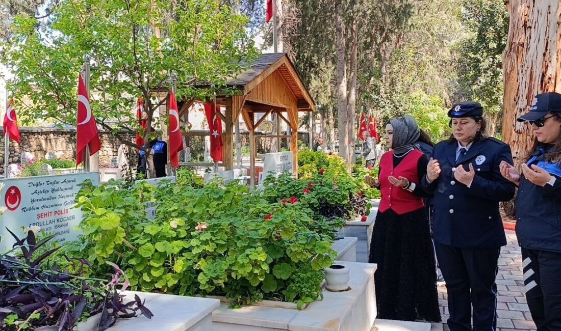 Adana’da Türk Polis Teşkilatı’nın 181. kuruluş yıl dönümü etkinliklerinde, şehit