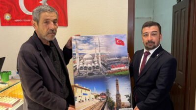 AK Parti Yerköy İlçe Başkanı Serkan Işık ve beraberindeki yönetim