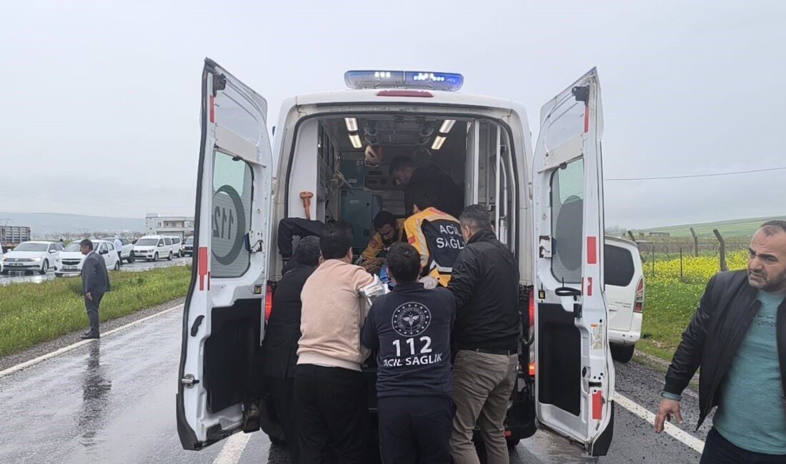 Siirt’in Kurtalan ilçesinde meydana gelen trafik kazasında, otomobil ile kamyonet