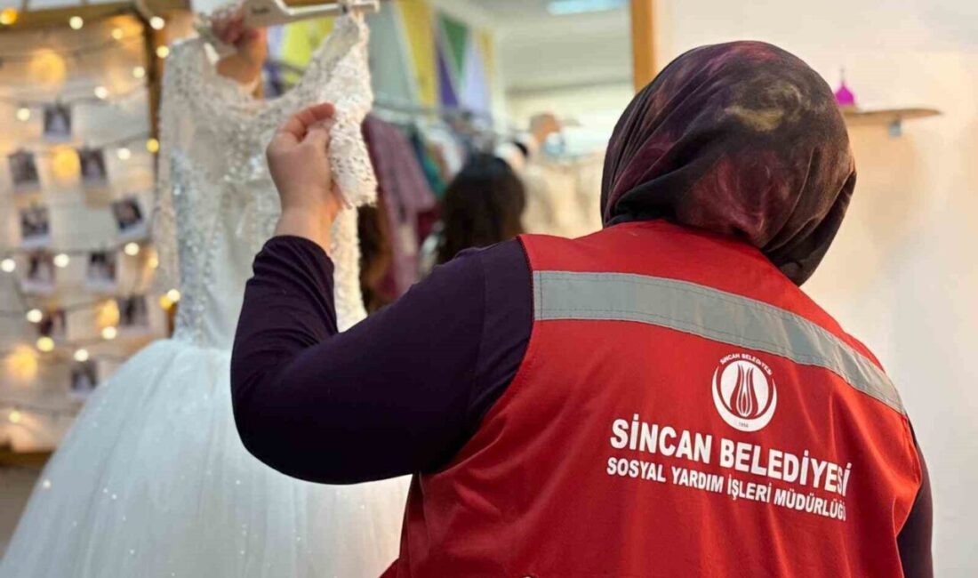 Sincan Belediyesi, ihtiyaç sahibi evlenecek çiftlere destek olmak amacıyla Yarım