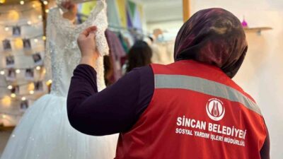 Sincan Belediyesi, ihtiyaç sahibi evlenecek çiftlere destek olmak amacıyla Yarım