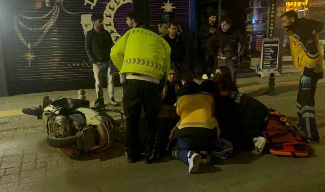 Sinop’ta meydana gelen trafik kazasında iki motosiklet çarpıştı ve 2