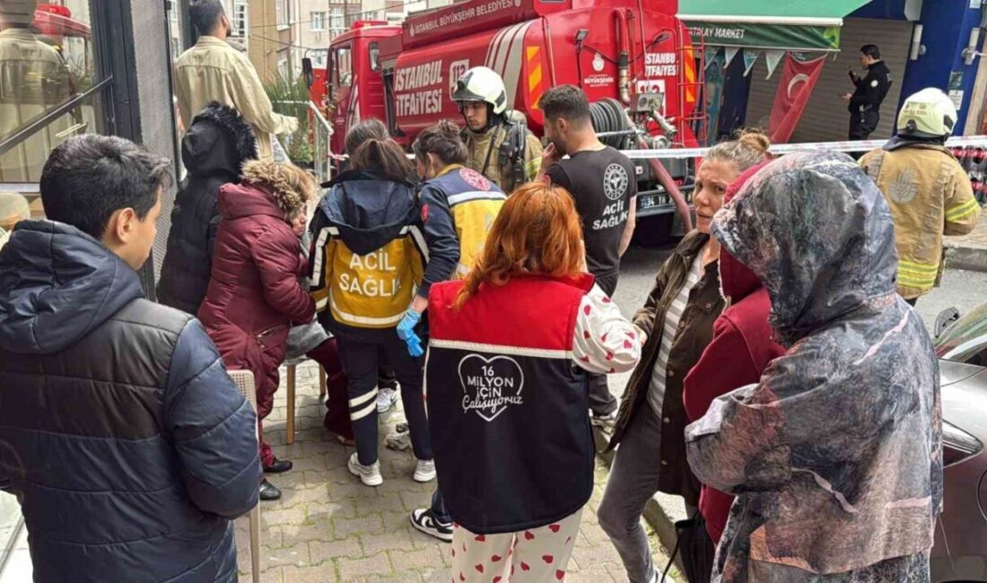 Şişli’de 5 katlı bir binanın girişinde bulunan iş yerinin bacasında