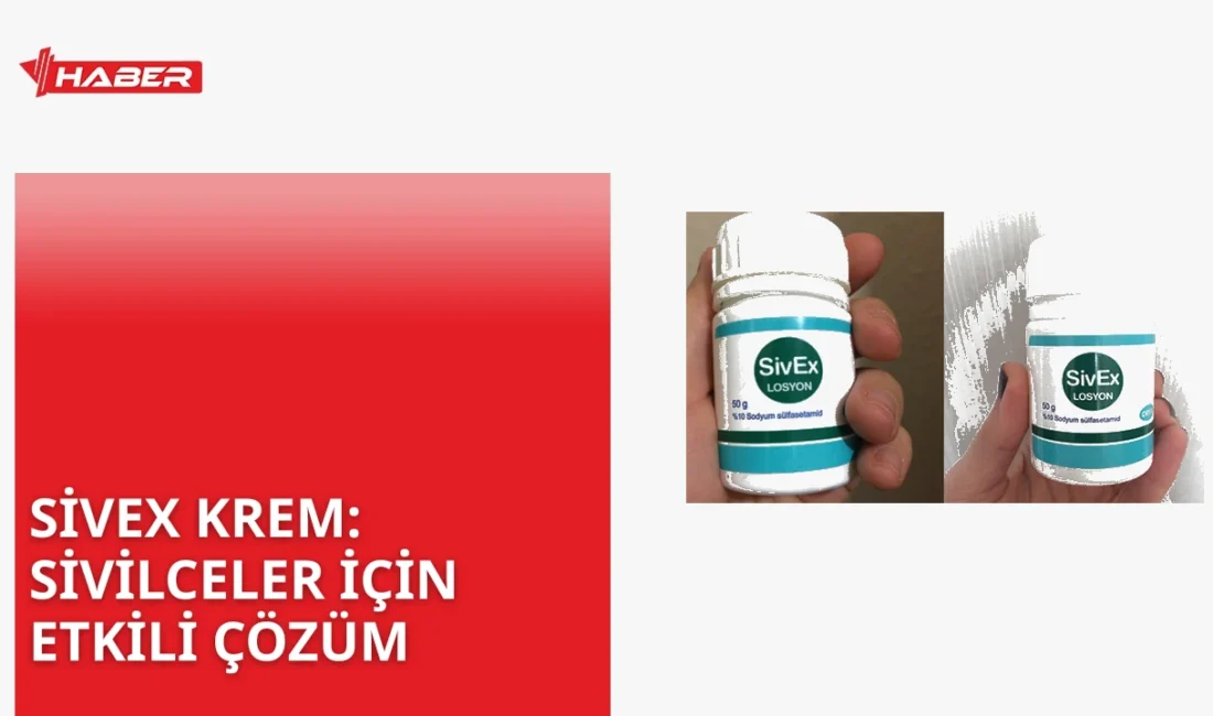 Sivex krem sivilce ve cilt enfeksiyonları için kullanılan, sodyum sülfasetamid