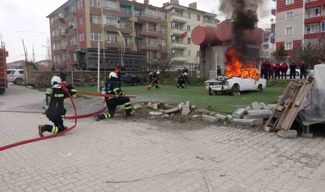 Sorgun Belediyesi İtfaiye Müdürlüğü personeline yönelik hizmet içi eğitim başladı.