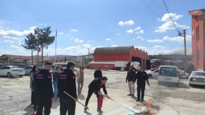 Sungurlu Belediyesi İtfaiye ekipleri, Sungurlu Sosyal Hizmet Merkezi Müdürlüğü personeline