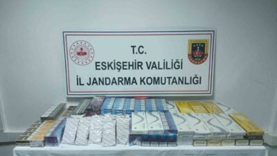 Eskişehir İl Jandarma Komutanlığı ekipleri tarafından gerçekleştirilen operasyonda bir araçta