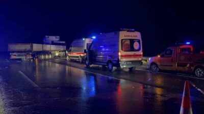 Tarsus-Adana-Gaziantep Otoyolu’nda meydana gelen trafik kazasında bir kişi hayatını kaybetti