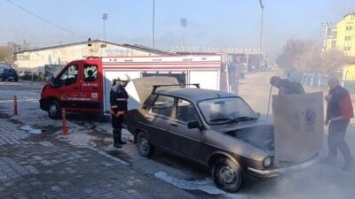 Tavşanlı ilçesinde meydana gelen bir olayda, seyir halindeki bir araçta