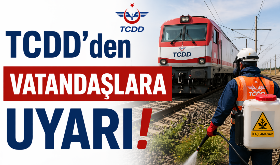 Devlet Demiryolları İşletmesi Genel Müdürlüğü (TCDD), demiryolu hatlarında otla mücadele