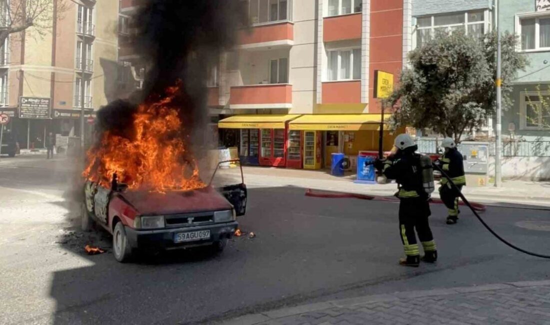 Çorlu ilçesinde, Kazımiye Mahallesi Erdal İnönü Caddesi Bahçelievler mevkiinde meydana