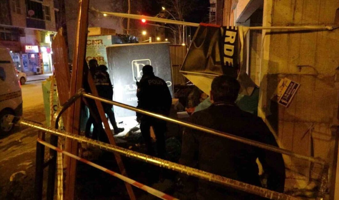 Malatya’nın Battalgazi ilçesindeki bir inşaatta tuvalet ihtiyacını gidermek için çıkan