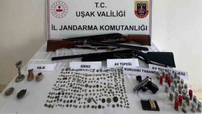 Uşak İl Jandarma Komutanlığı ekipleri, kaçakçılık olaylarını engelleme amacıyla yürütülen