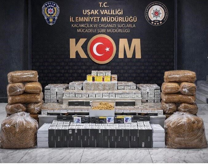 Uşak İl Emniyet Müdürlüğü Kaçakçılık ve Organize Suçlarla Mücadele Şube