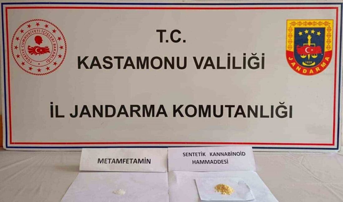 Kastamonu’da jandarma ekipleri tarafından gerçekleştirilen uyuşturucu operasyonlarında bir kişi tutuklanarak