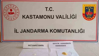 Kastamonu’da jandarma ekipleri tarafından gerçekleştirilen uyuşturucu operasyonlarında bir kişi tutuklanarak