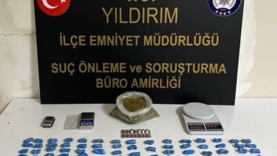 Bursa İl Emniyet Müdürlüğü ekipleri, uyuşturucu ticareti yapan şahıslara yönelik