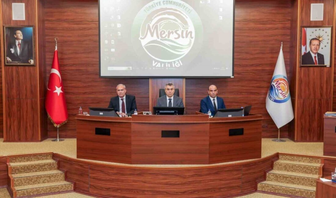 Mersin Valisi Atilla Toros’un başkanlığında, Genişletilmiş İl Güvenlik ve Asayiş