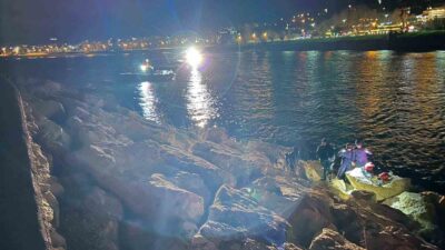 Van Gölü’ne düşen genç, dün akşam Edremit ilçesindeki liman bölgesinde