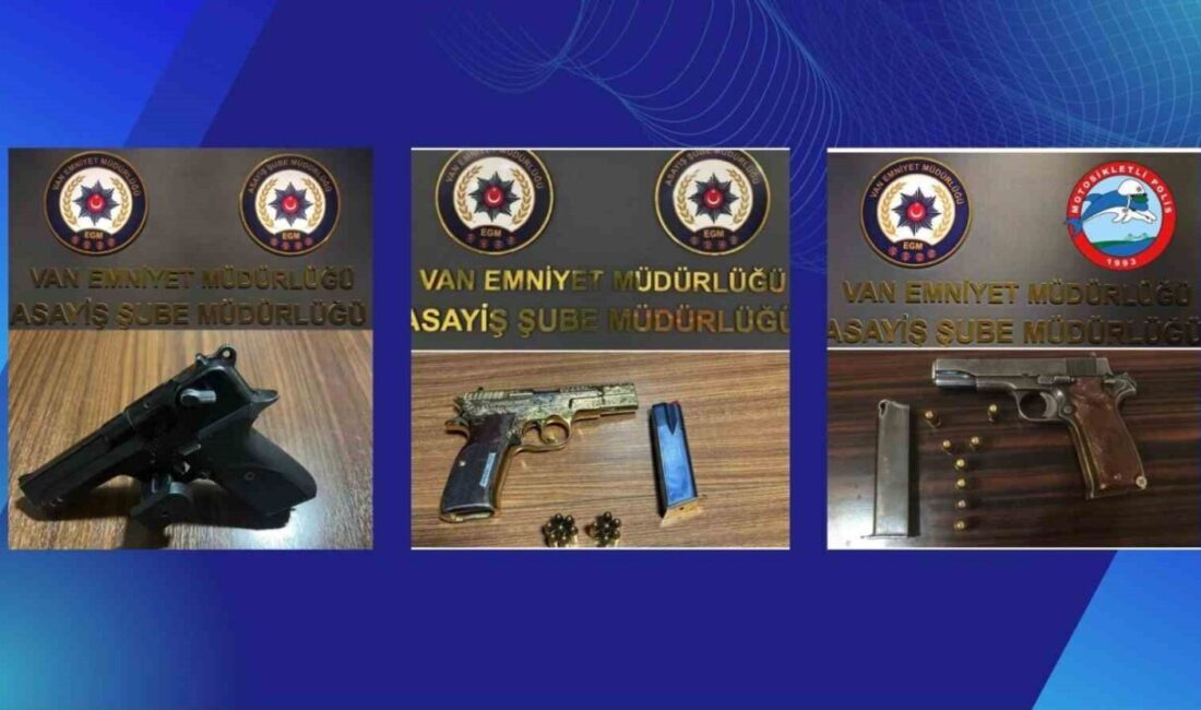 Van’da polis ekipleri tarafından gerçekleştirilen asayiş operasyonlarında son bir haçkada