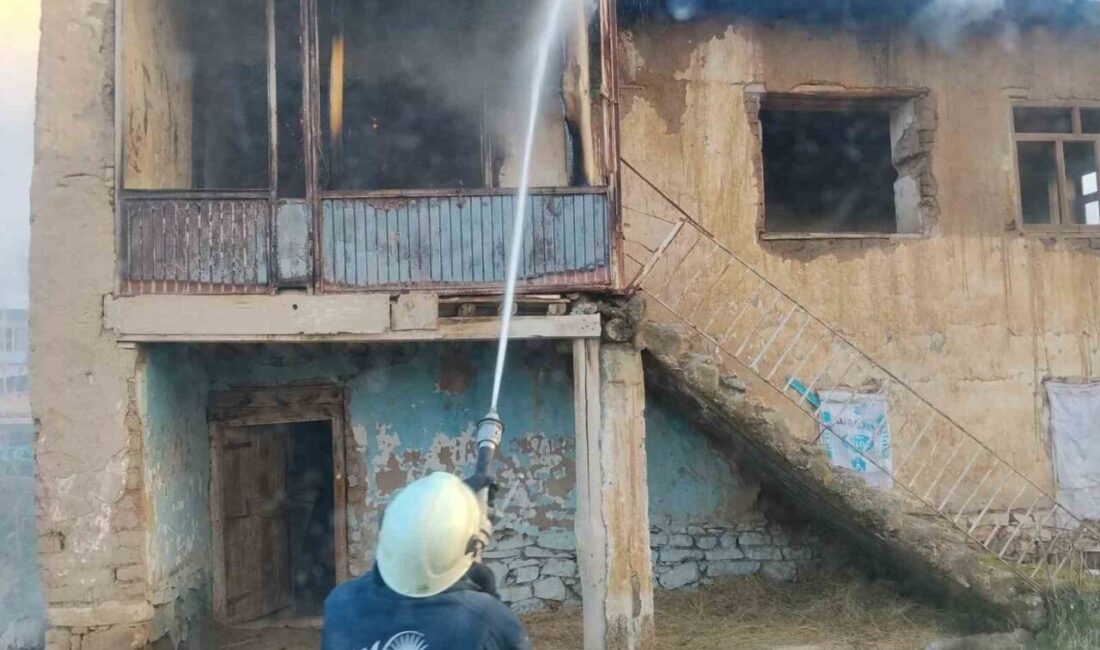 Van’ın İpekyolu ilçesinde yer alan terkedilmiş bir binada meydana gelen