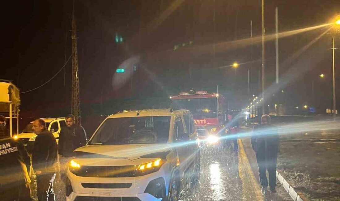 Gevaş ilçesinde meydana gelen trafik kazasında, bir kişi hafif şekilde