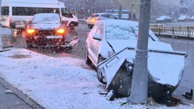 Palandöken ilçesindeki Alparslan Türkeş Bulvarı’nda meydana gelen trafik kazasında herhangi