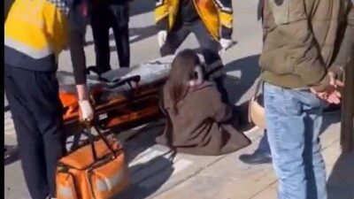 Çerkezköy ilçesindeki bir yaya geçidinde meydana gelen trafik kazasında bir