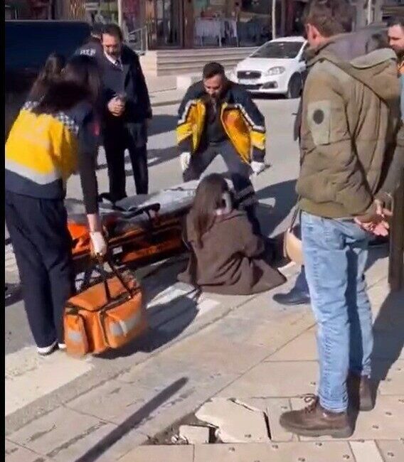 Çerkezköy ilçesindeki bir yaya geçidinde meydana gelen trafik kazasında bir