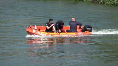 Samsun’un Çarşamba ilçesinde Yeşilırmak Nehri’nde baygın halde bulunan bir kişi