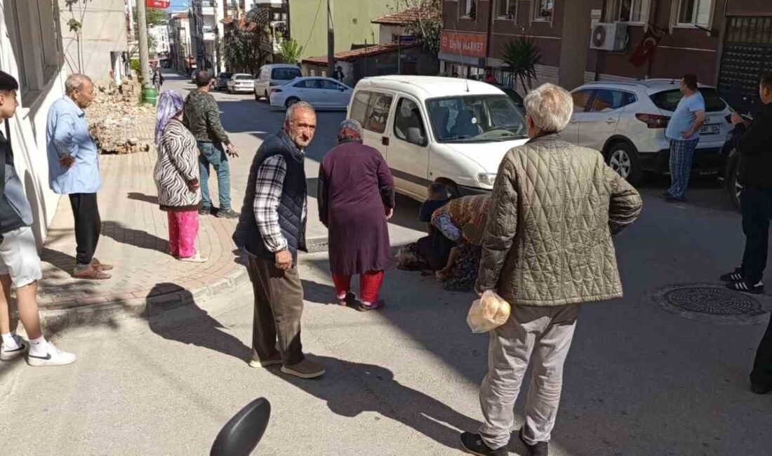 Bursa’nın Orhangazi ilçesinde, Fevzi Çakmak Caddesi’nde bir hafif ticari aracın