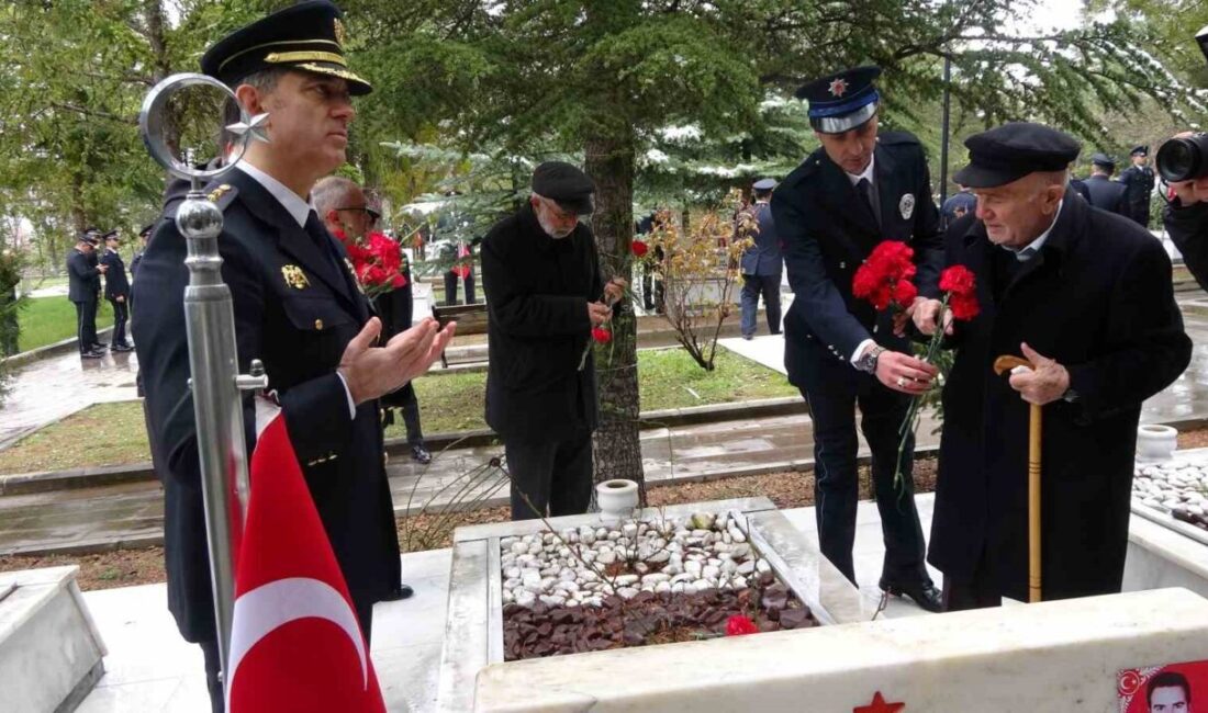 Türk Polis Teşkilatı’nın kuruluş yıl dönümü nedeniyle düzenlenen anma töreni,