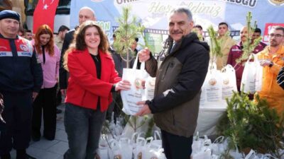 Yozgat ilinde Geleceğe Nefes ağaçlandırma projesi kapsamında 4.500 fidan ücretsiz