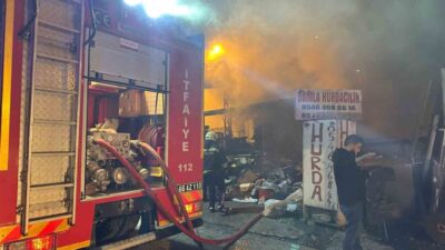 Yozgat’ta bir hurdacıda meydana gelen yangın hızlı bir şekilde kontrol