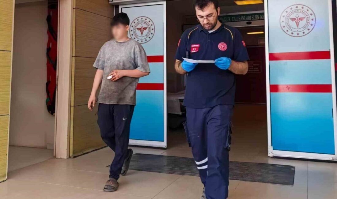 Bir metal doğrama işletmesinde yaşanan acı olayda 16 yaşındaki bir