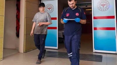 Bir metal doğrama işletmesinde yaşanan acı olayda 16 yaşındaki bir
