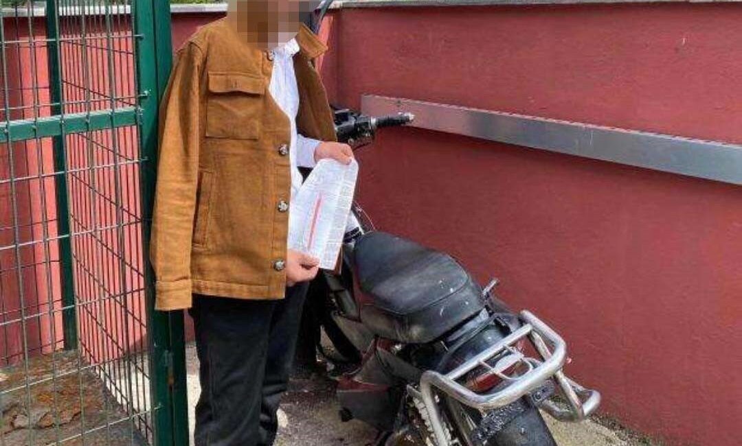 Erfelek ilçesi, Sinop’ta trafik polisleri tarafından “dur” ihtarına uymayan ve