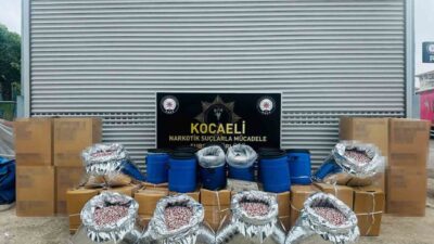 Darıca ilçesinde polis ekipleri tarafından gerçekleştirilen operasyonda, 40 milyon hap