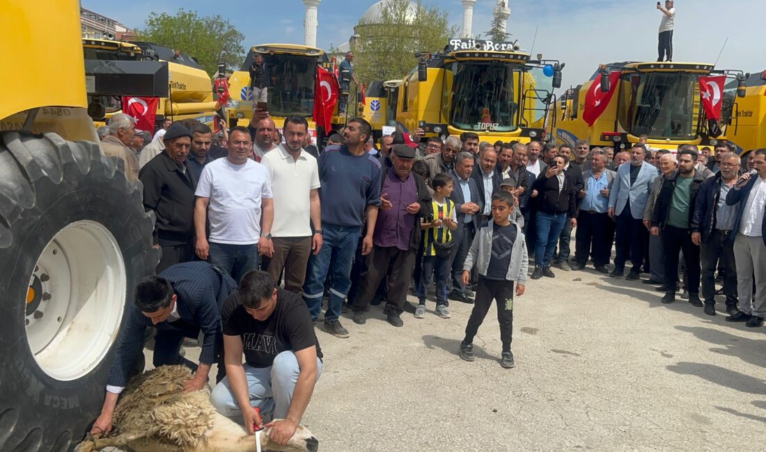 Yozgat’ın Yerköy ilçesinde hasat sezonunun başlamasıyla birlikte Yerköy Belediyesi tarafından