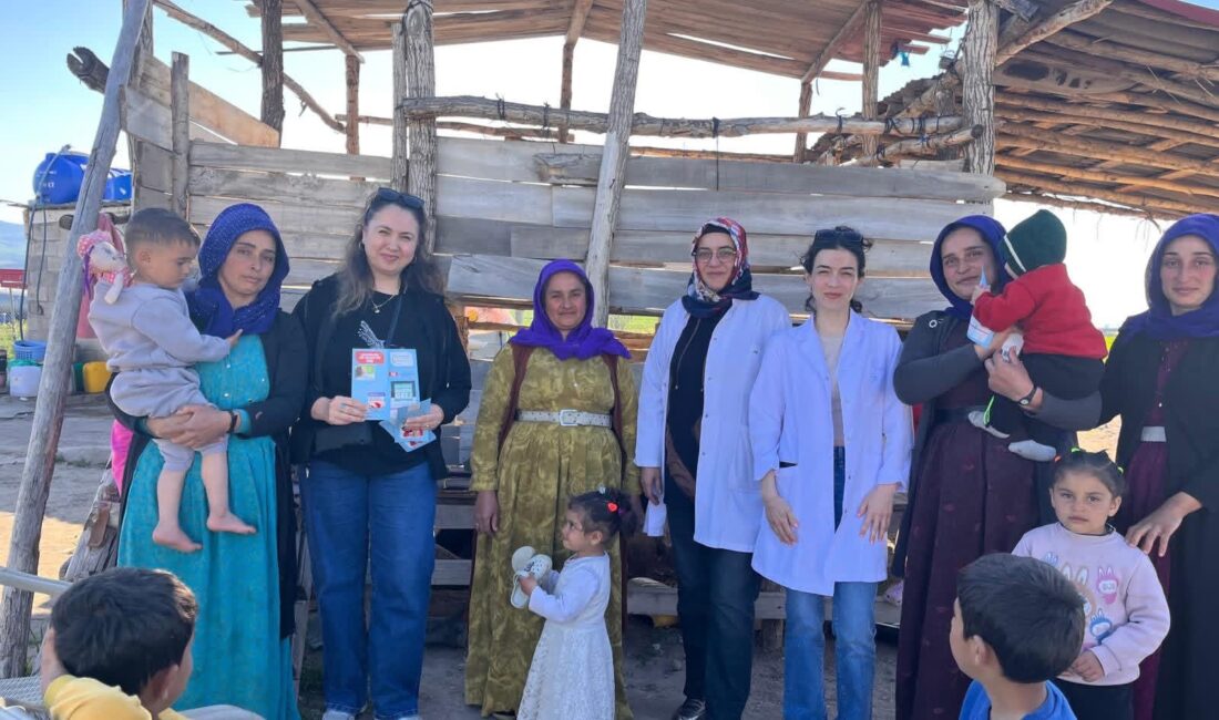  Yerköy İlçe Sağlık Müdürlüğü ekipleri, mevsimlik tarım işçilerinin ve ailelerinin