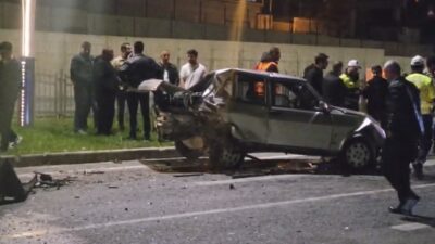 Yozgat’ta meydana gelen zincirleme trafik kazasında 4 araç birbirine girdi.