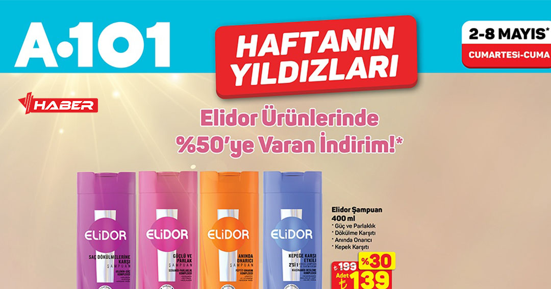 A101 Haftanın Yıldızları, 2-8 Mayıs tarihleri arasında tüketicilere cazip fırsatlar