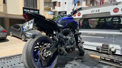 Manavgat, Antalya ilçesinde geceleyin abartılı egzoz sesi çıkaran motosiklet sürücüsüne